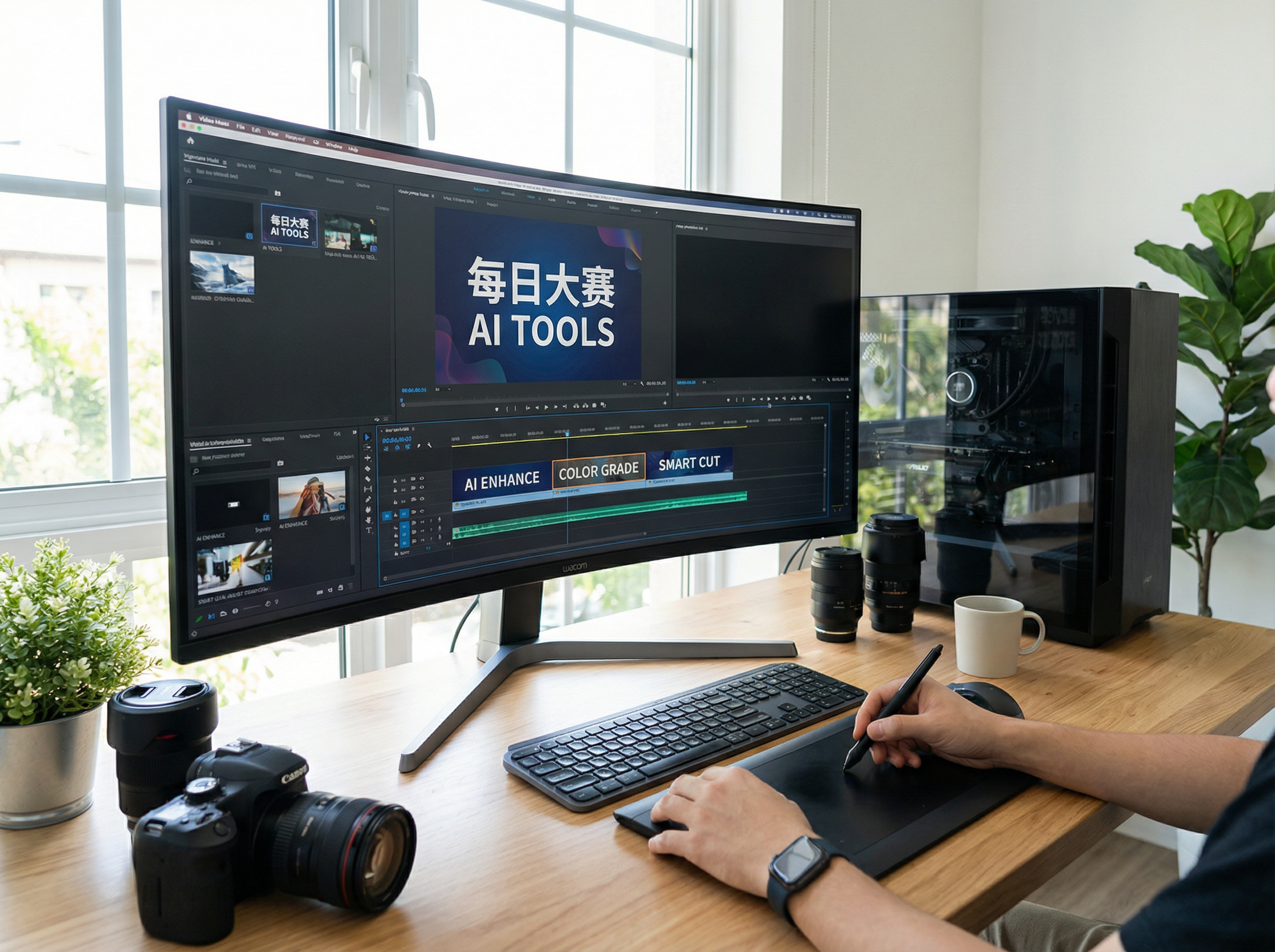 每日大赛 AI剪辑视频教程